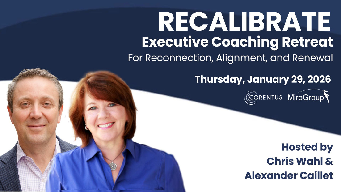 RECALIBRATE: Executive Coaching Retreat For Reconnection, Alignment, and Renewal