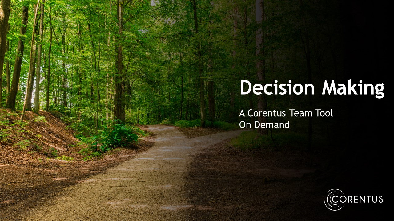 Decision Making | A Corentus Team Tool On Demand